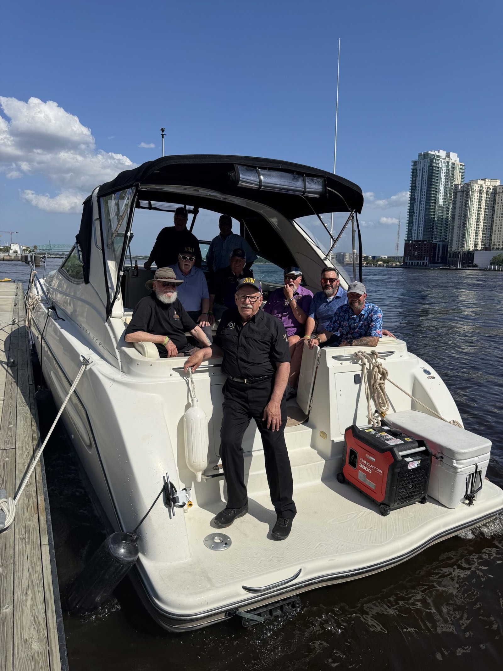 33 foot Motor Yacht Aft