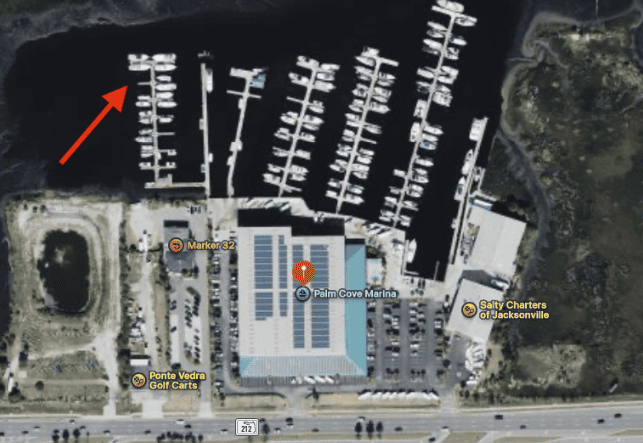 Location of 44 foot Searay